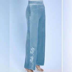 Forever 21 Angel Hello Kitty Velour Pants Blue Size Medium